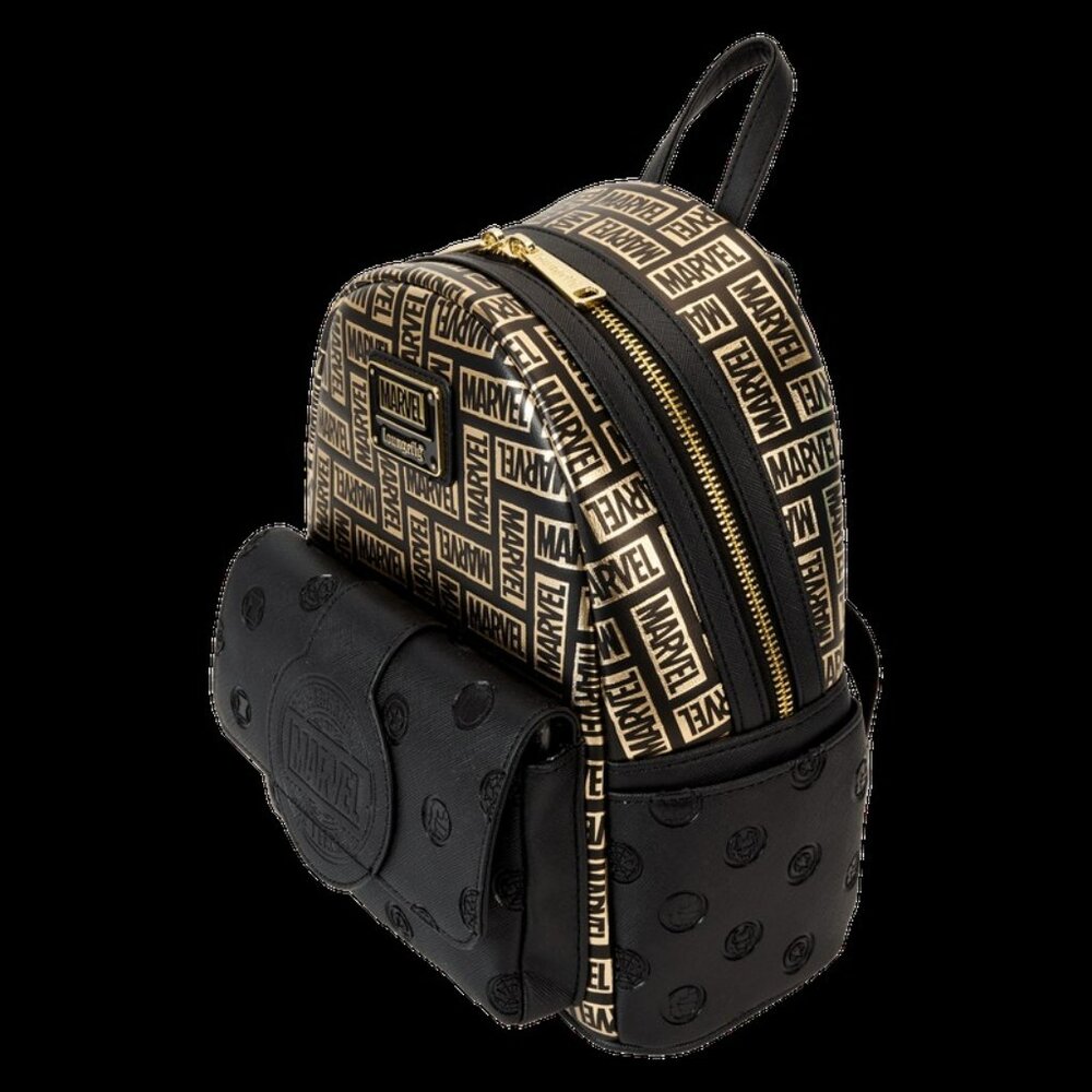Marvel 85th Anniversary All-Over Print Logo Mini Backpack NWT​ - Picture 2 of 4